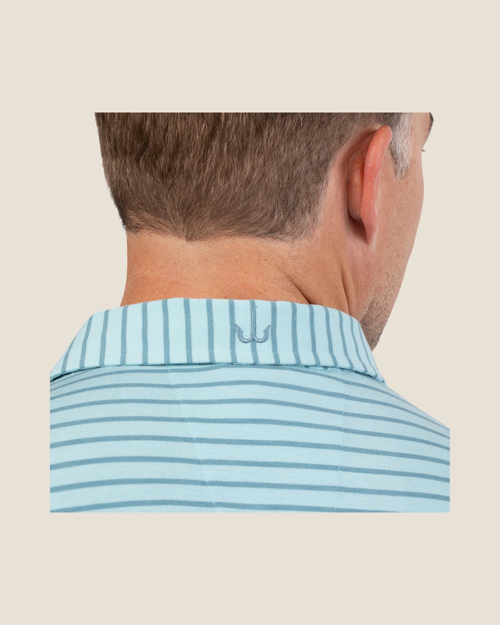 Juniper & James Comfort Polo, Sea Foam / Slate · view 2 of 4