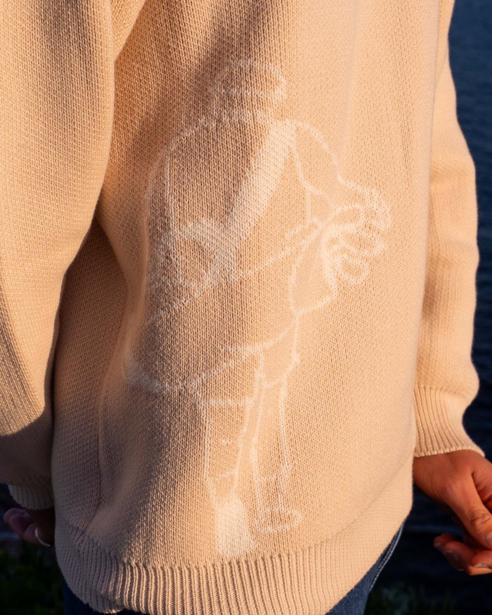 AXXA Golfer Knit, Cream · view 4 of 5