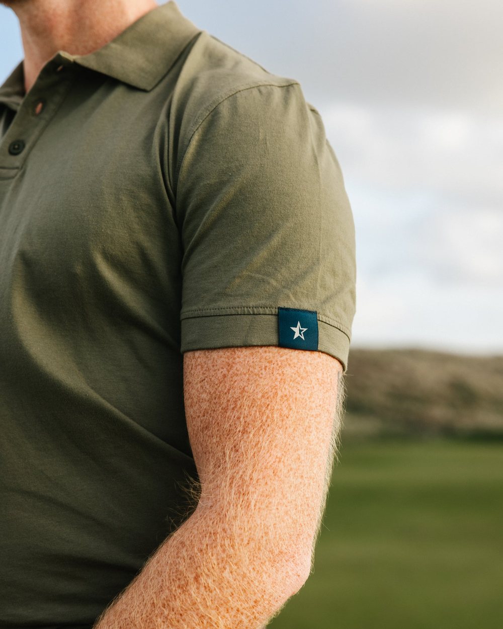 Sounder Clean Lie Polo, Smokey Olive · view 4 of 5