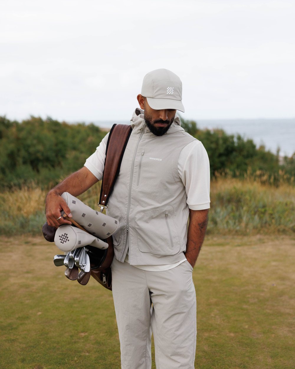 Manors Golf Ripstop Tech Trouser, Dune · view 1 of 5