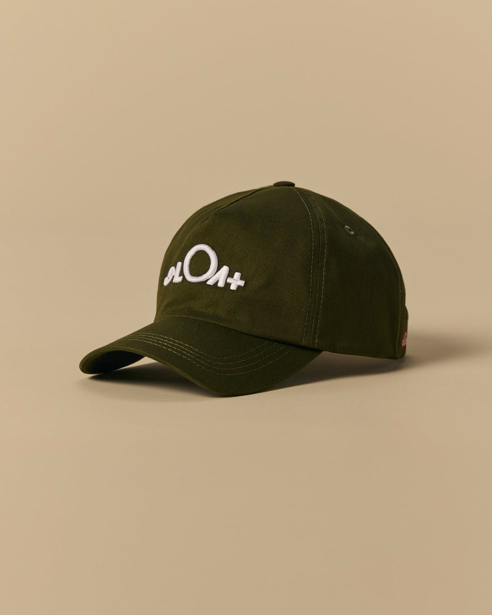 SLOAT Organic Cotton Five Panel Hat, Oil Green · view 5 of 5