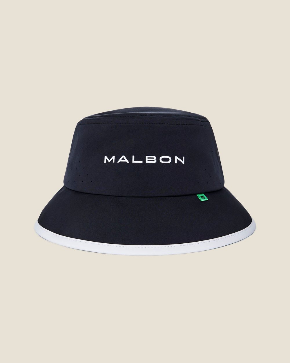 Malbon Golf Performance Tech Bucket Hat, Black · view 1 of 3
