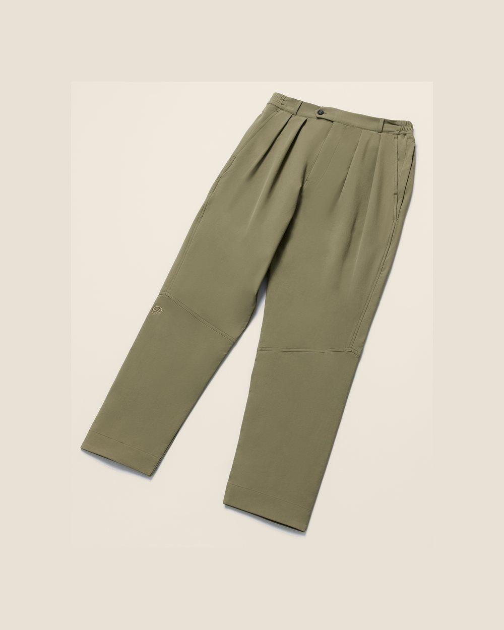 Public Drip Anywhere Pleated Pants, Olive · view 4 of 5