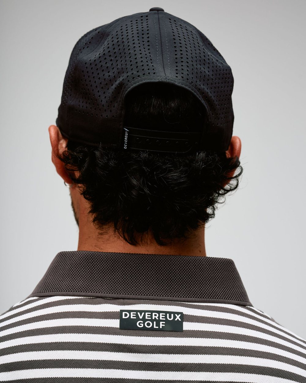 Devereux Golf Camelback Polo, Brown / White Stripe · view 5 of 5