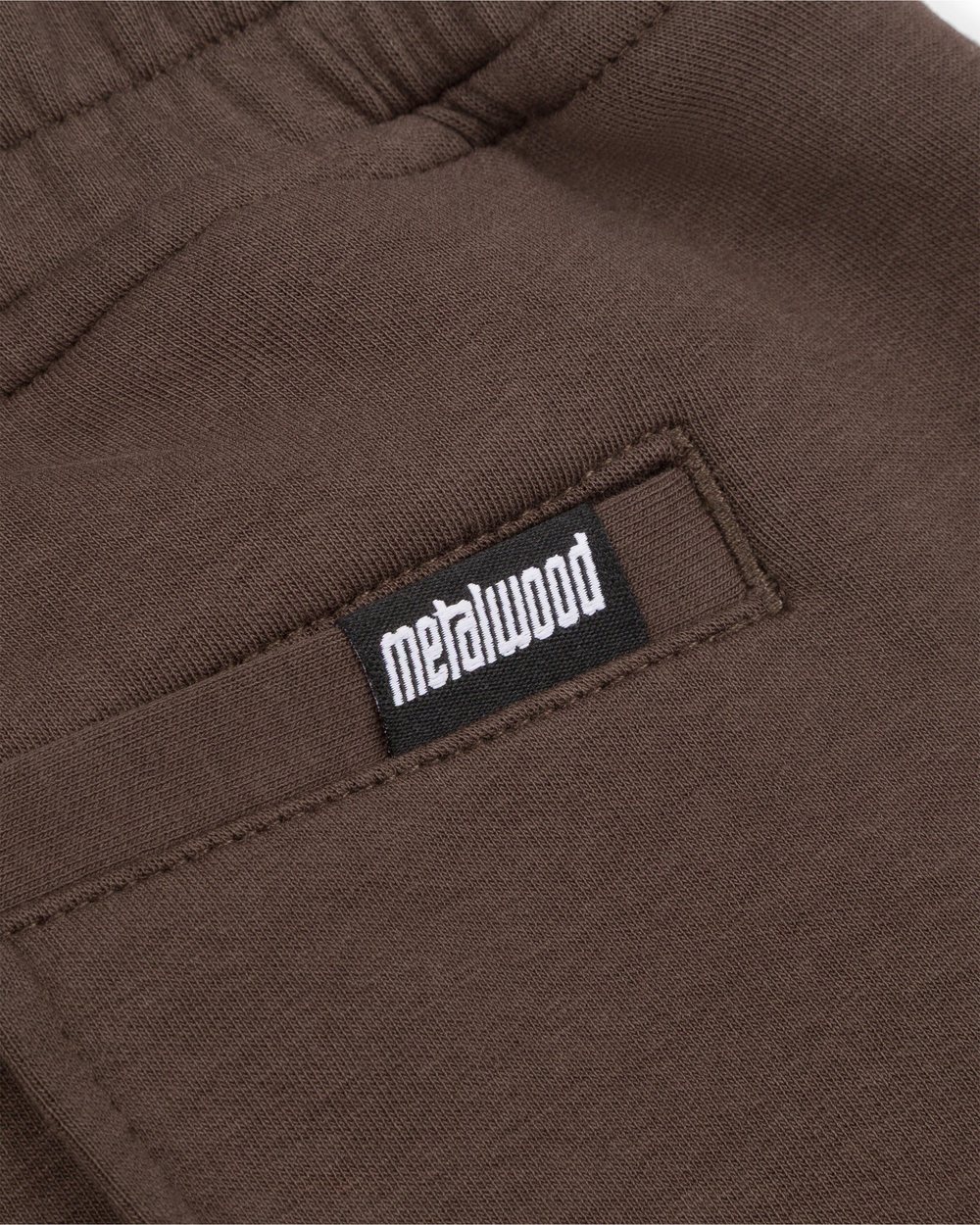 Metalwood Studio Pleated Western Track Pant, Brown · view 3 of 5