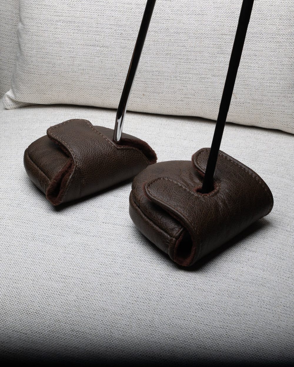 Clamp Golf Brown Leather Mallet Cover New · view 2 of 2