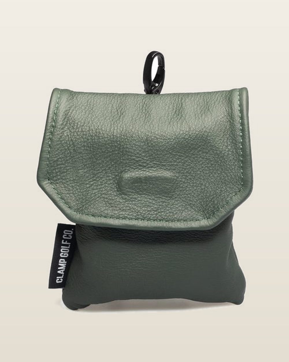 Clamp Golf Green Leather Scope Pouch Magnetic close · view 1 of 2