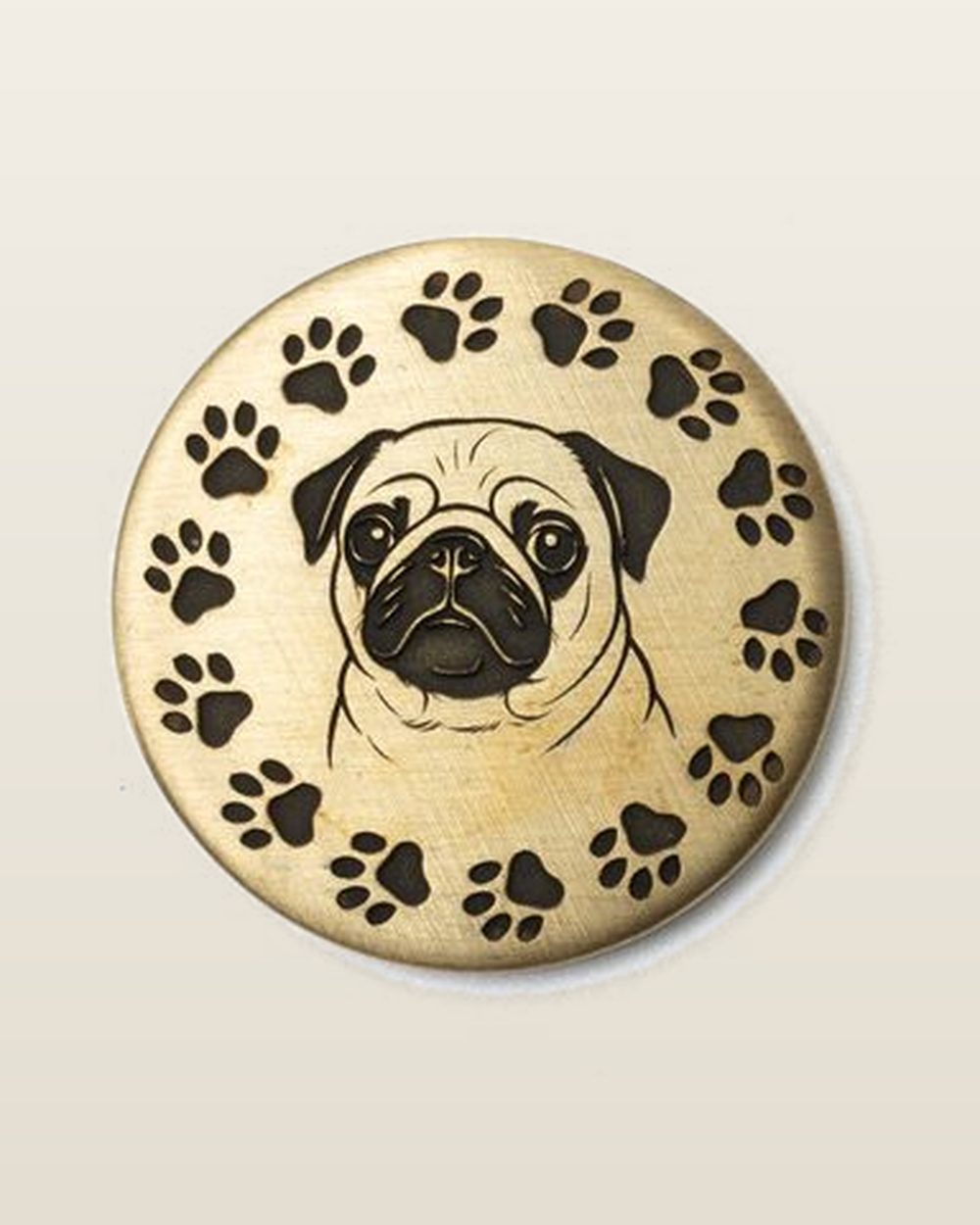 Clamp Golf Portrait Ball Marker Engraved · view 1 of 2