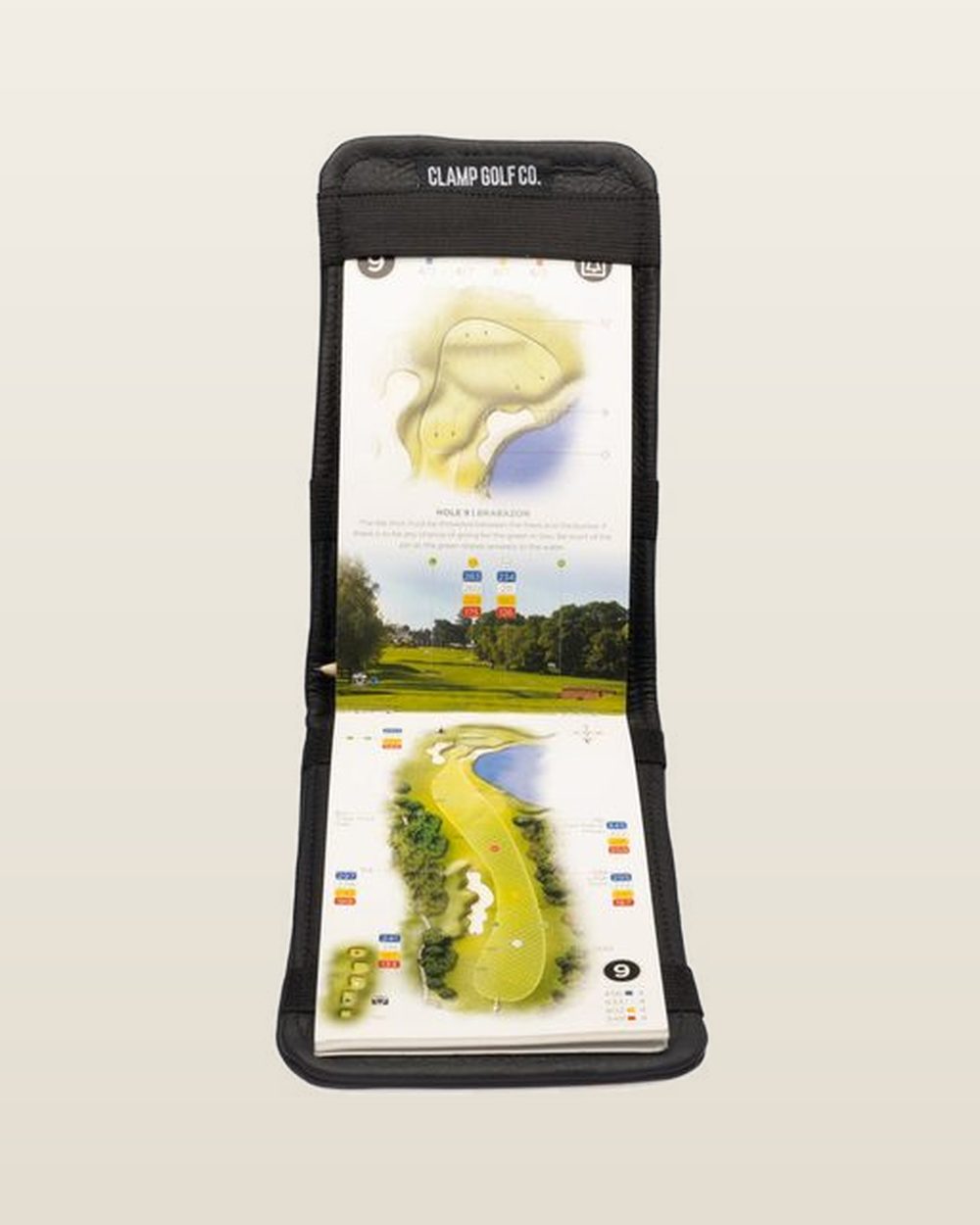 Clamp Golf Leather Yardage Book Holder Ten colours · view 3 of 4