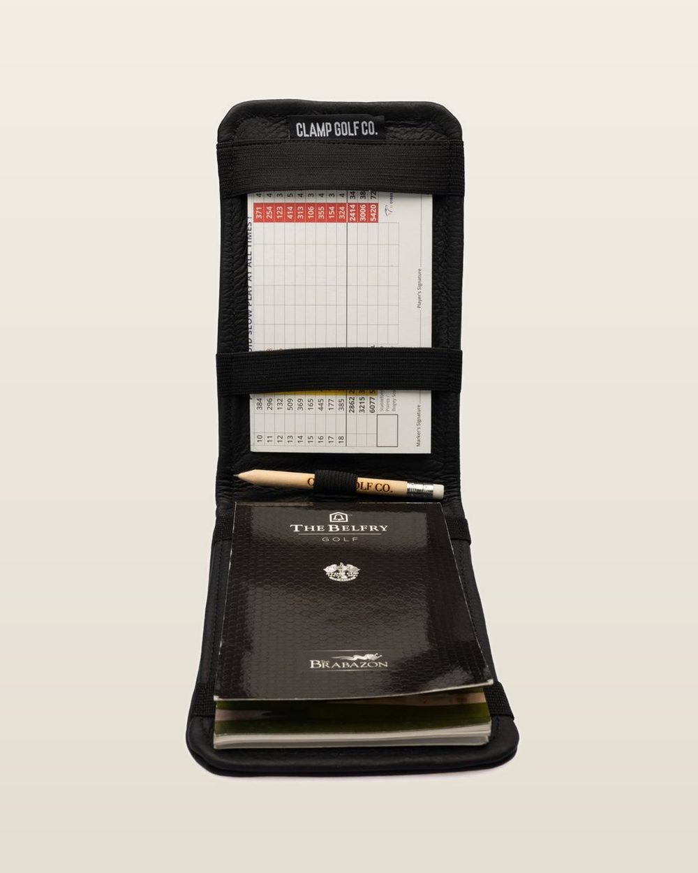 Clamp Golf Leather Yardage Book Holder Ten colours · view 4 of 4