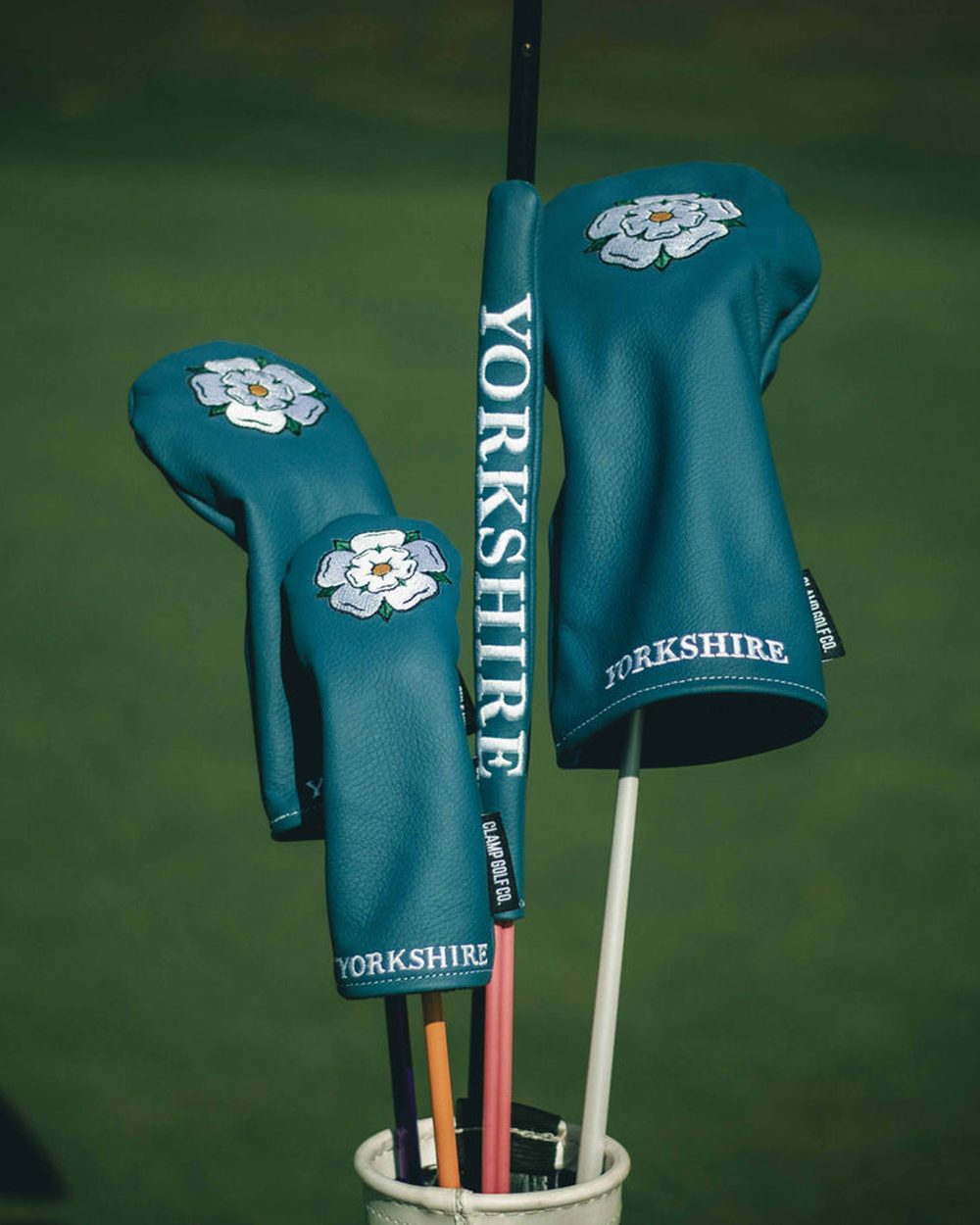 Clamp Golf Yorkshire Headcover Blue leather · view 1 of 4