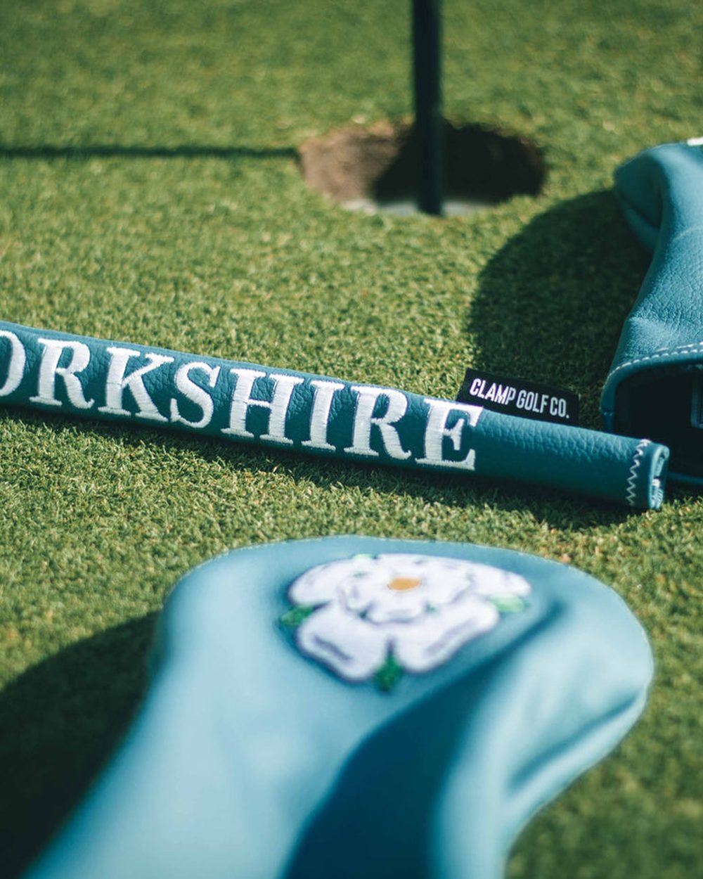 Clamp Golf Yorkshire Headcover Blue leather · view 3 of 4