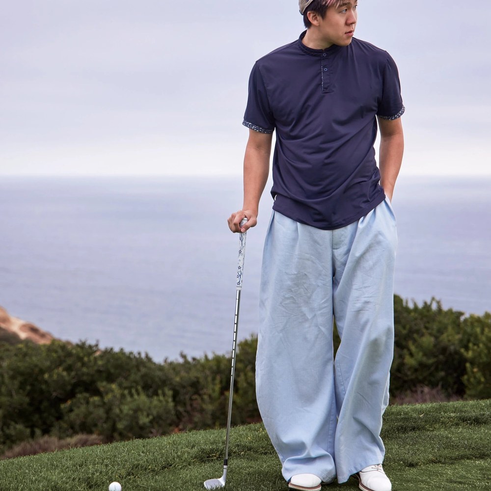 Cloud & Wind Golf on course &mdash; lookbook photograph