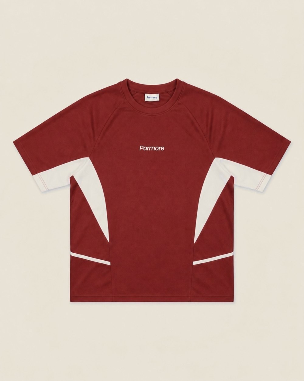 Parmore Golf Paneled Tee, Red · view 2 of 2