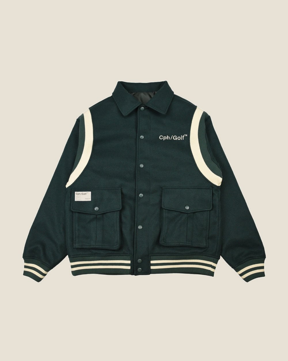 Cph/Golf CPH/GOLF Club Jacket, Khaki &middot; view 4 of 5