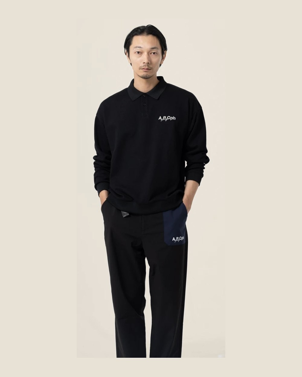 A.P.C. Golf × Cph/Golf A.P.Cph/Golf L/S Polo Pullover &middot; view 1 of 5