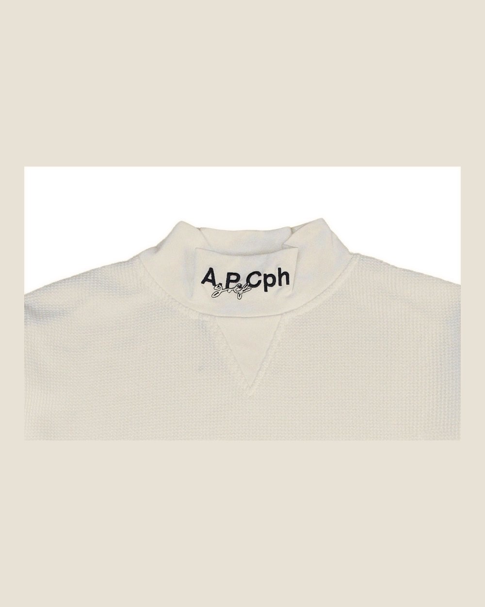 A.P.C. Golf × Cph/Golf A.P.Cph/Golf Thermal L/S Mock Neck Tee &middot; view 5 of 5