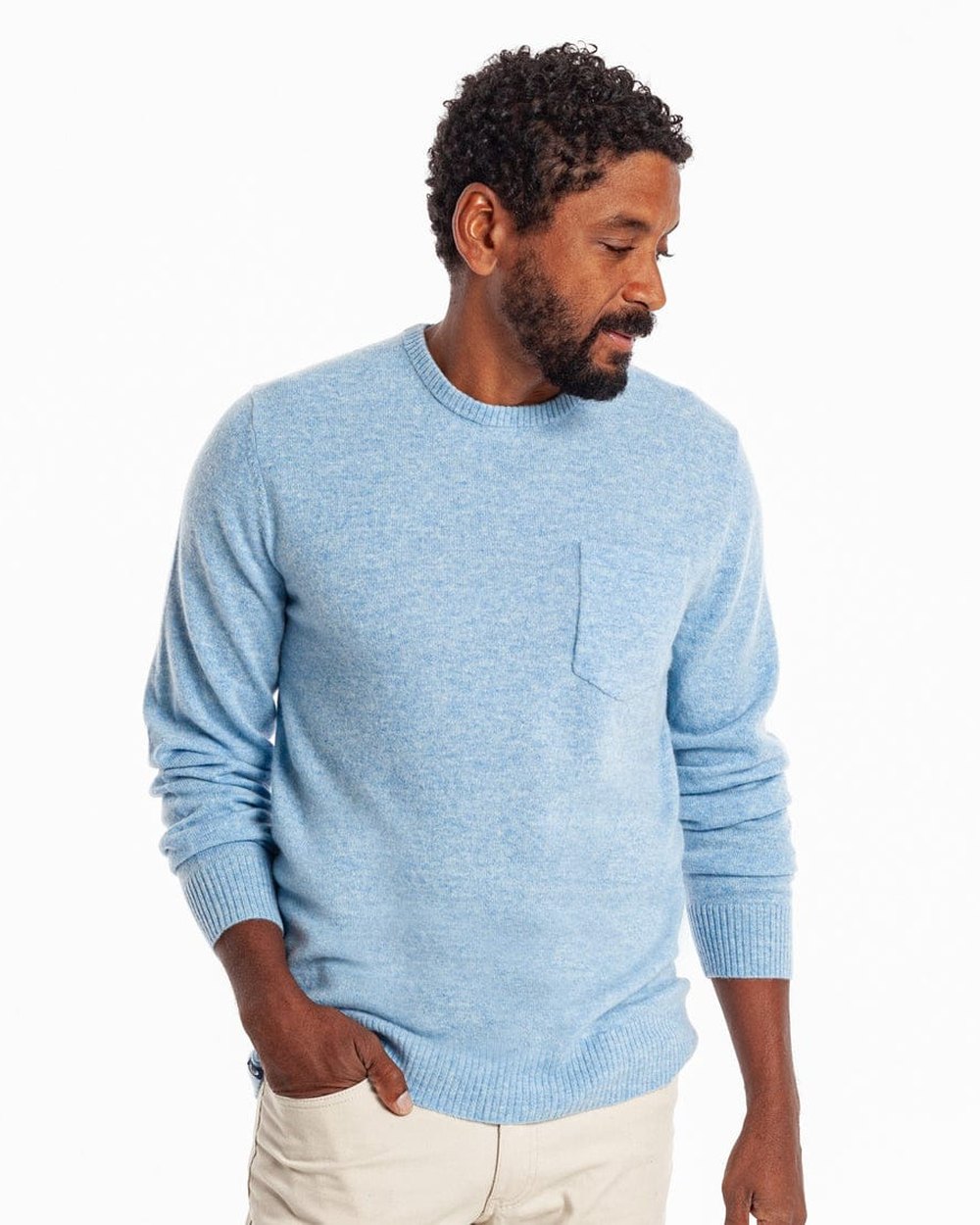Criquet Legacy Cashmere Pocket Crew &middot; view 1 of 3