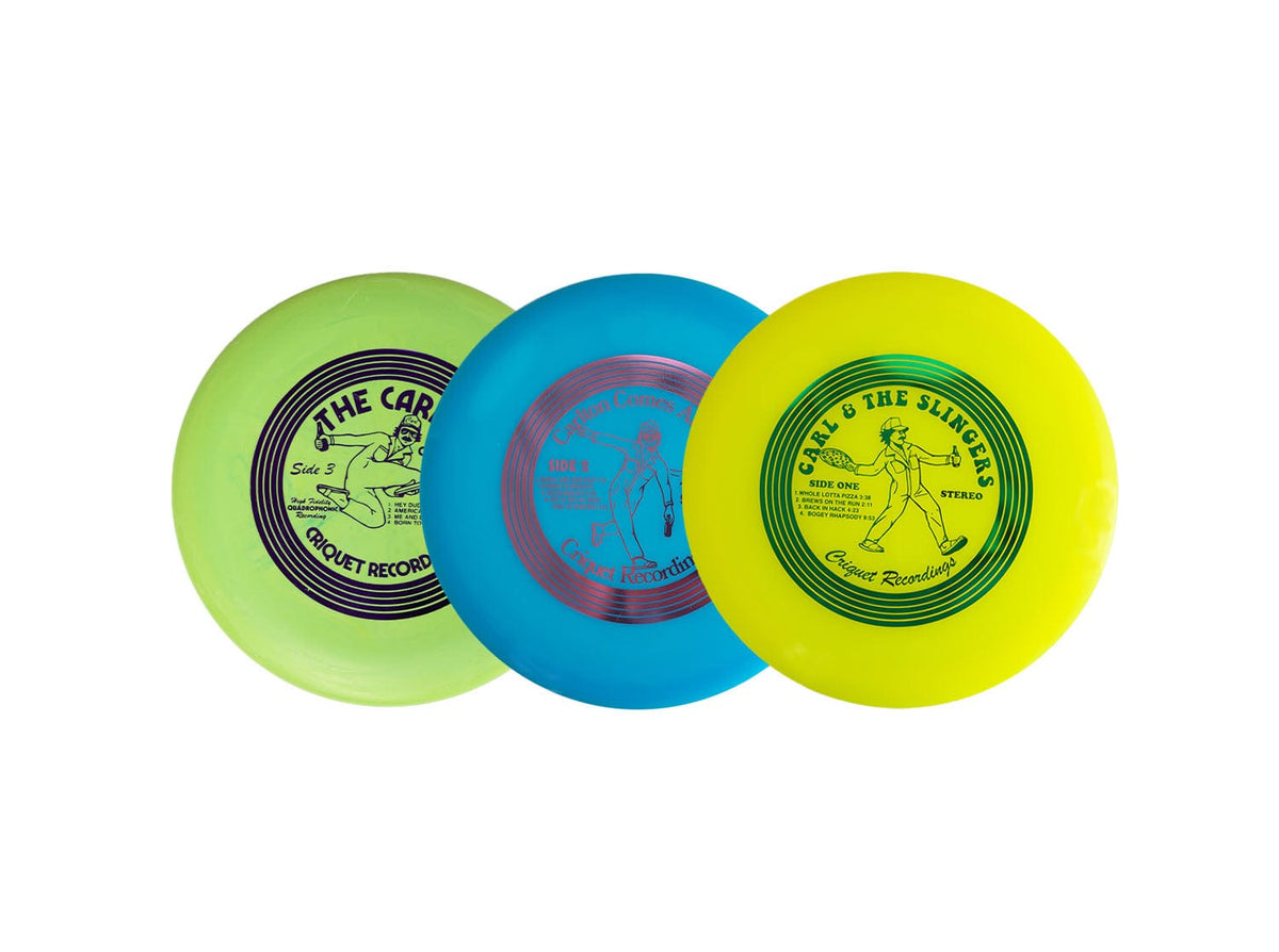 Discmania Carls Greatest Hits Disc Golf 3-Pack by Criquet Shirts, Austin Texas