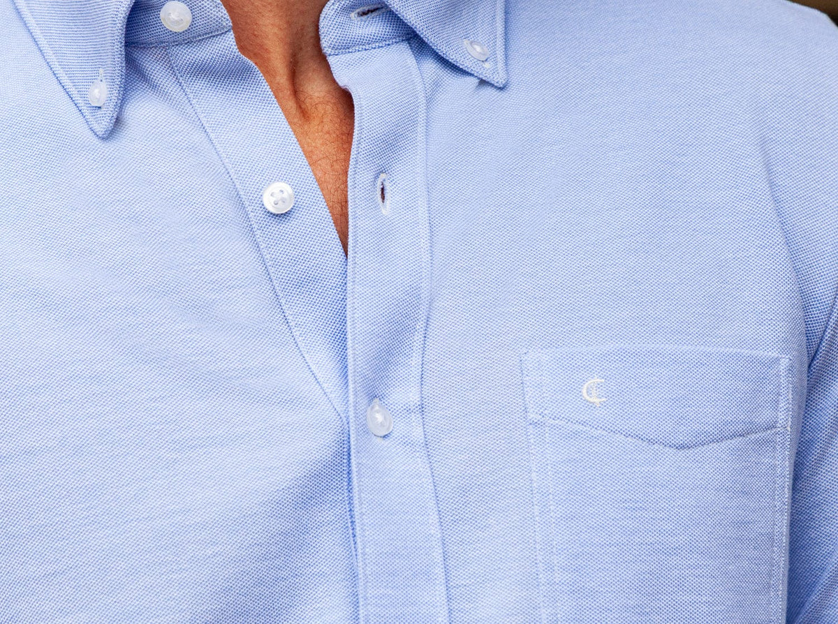 Oxford Knit Button Down by Criquet Shirts, Austin Texas