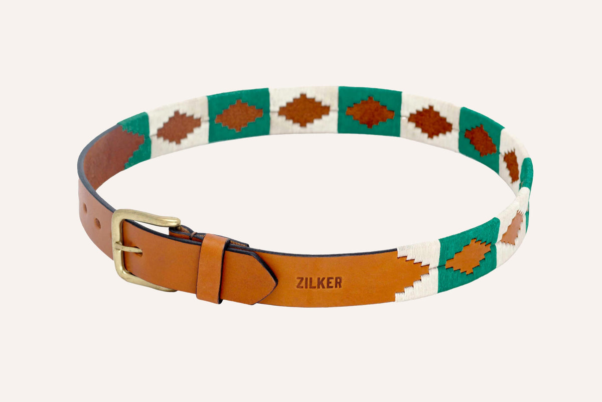 Zilker Belts Save Muny Gaucho Belt by Criquet Shirts, Austin Texas