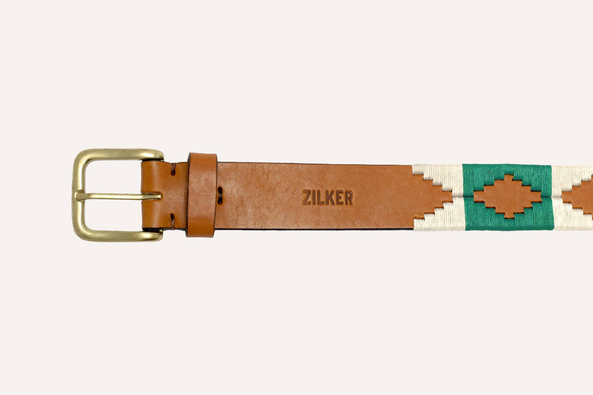 Zilker Belts Save Muny Gaucho Belt by Criquet Shirts, Austin Texas