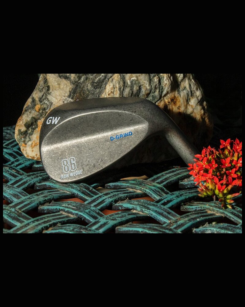 Grindworks 86 RAW forged wedge in tumbled raw SUS218 stainless