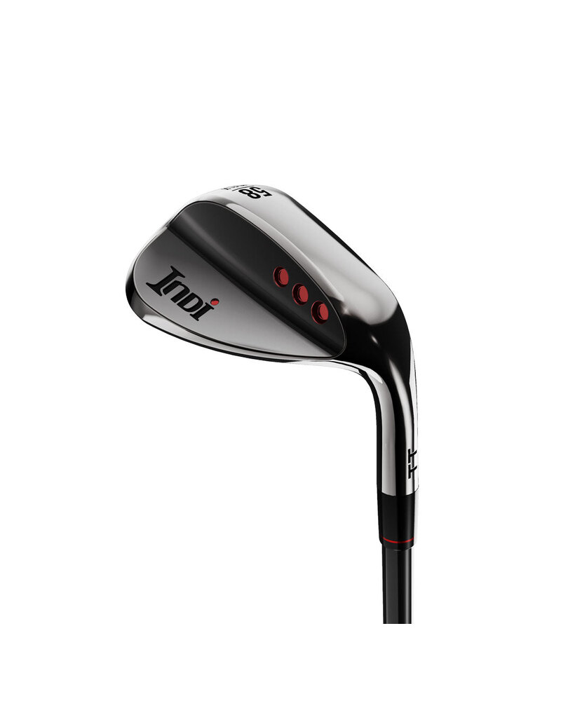 Indi Golf Limited Edition Nickel Chrome Blast Face 4 custom golf wedge