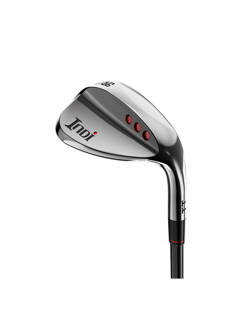 Indi Golf Limited Edition Nickel Chrome Blast Face 4 custom golf wedge