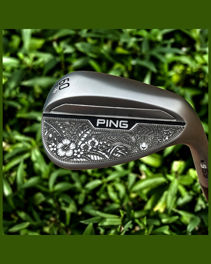 Show Out Engraving Tropical Noir laser engraved Ping s159 wedge