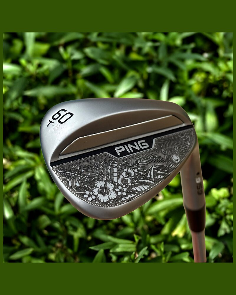 Show Out Engraving Tropical Noir 1/1 · Ping s159 60° · Artist Series custom golf wedge