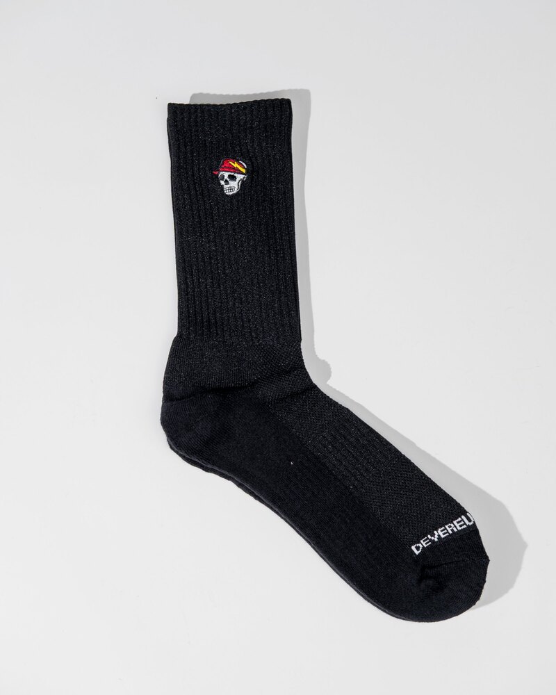 Devereux Golf Skull Caddy Crew Sock - 3 pack - Black &middot; view 2 of 4