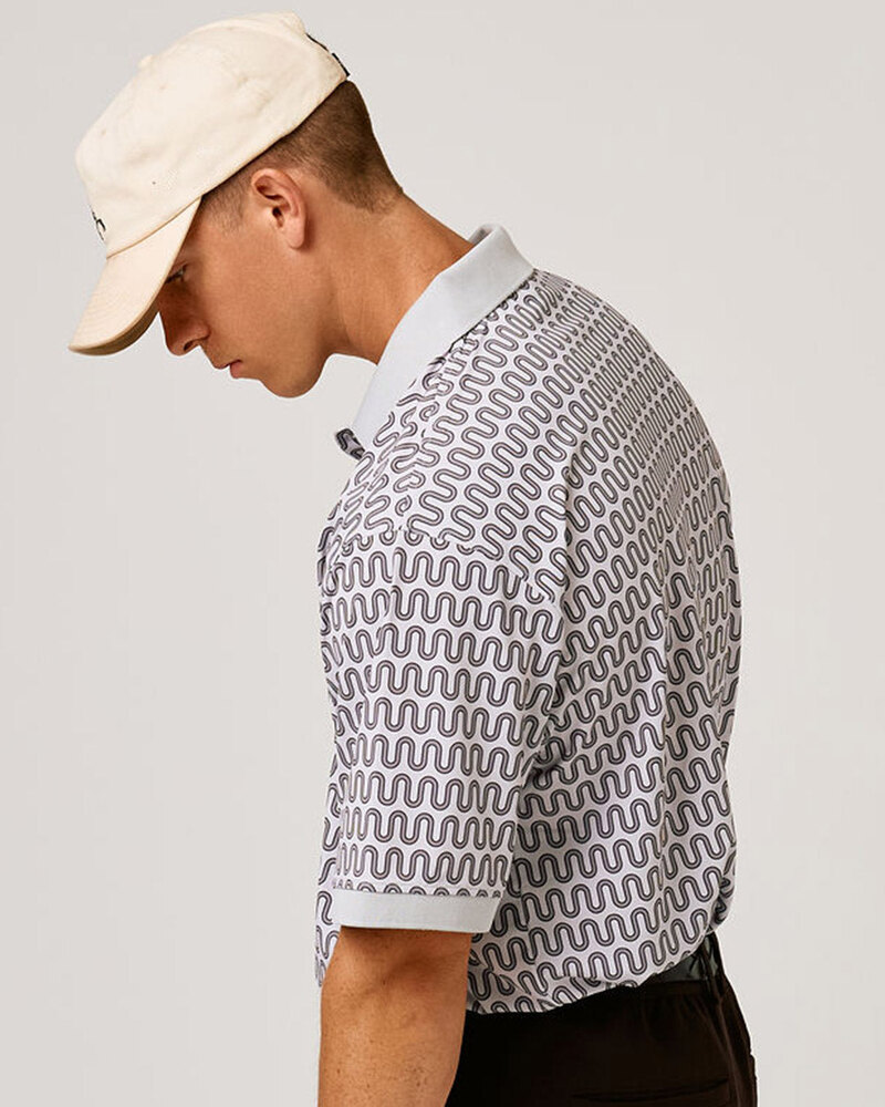 Devereux Golf Disco Rodeo Polo - Bone &middot; view 3 of 4