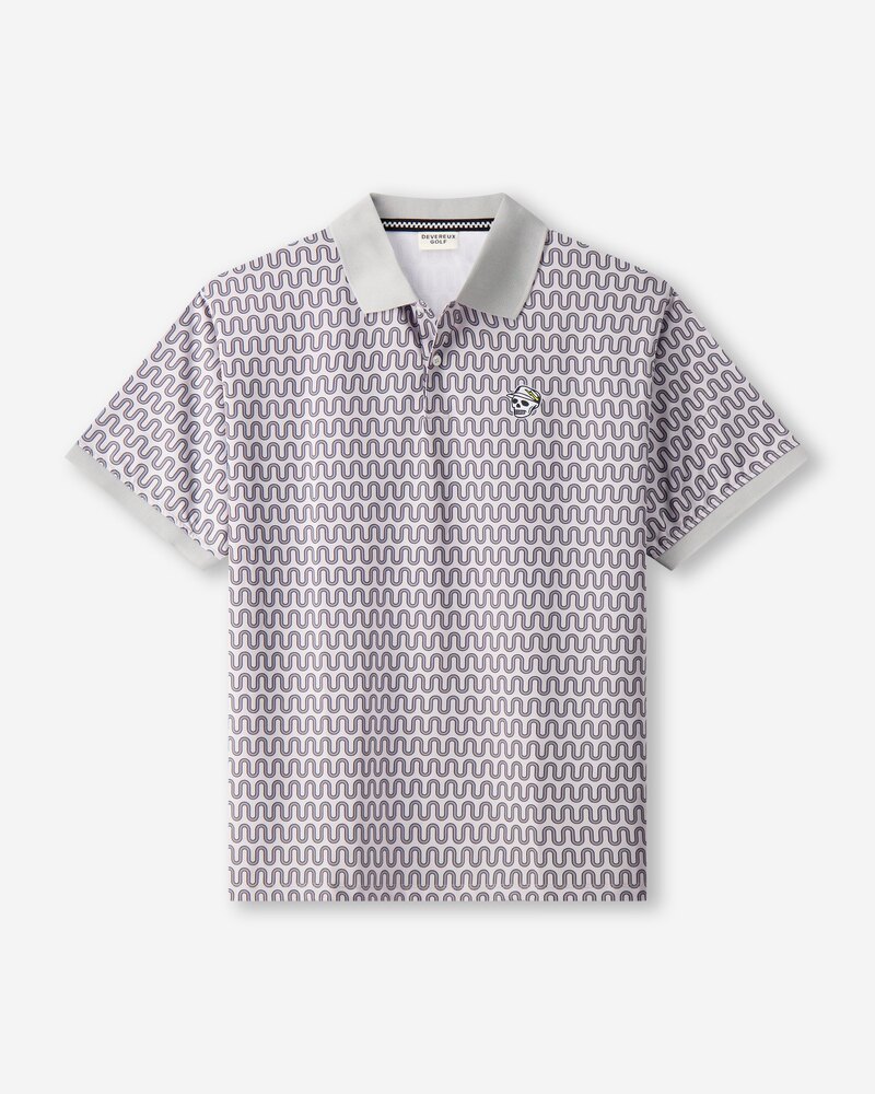 Devereux Golf Disco Rodeo Polo - Bone &middot; view 1 of 4
