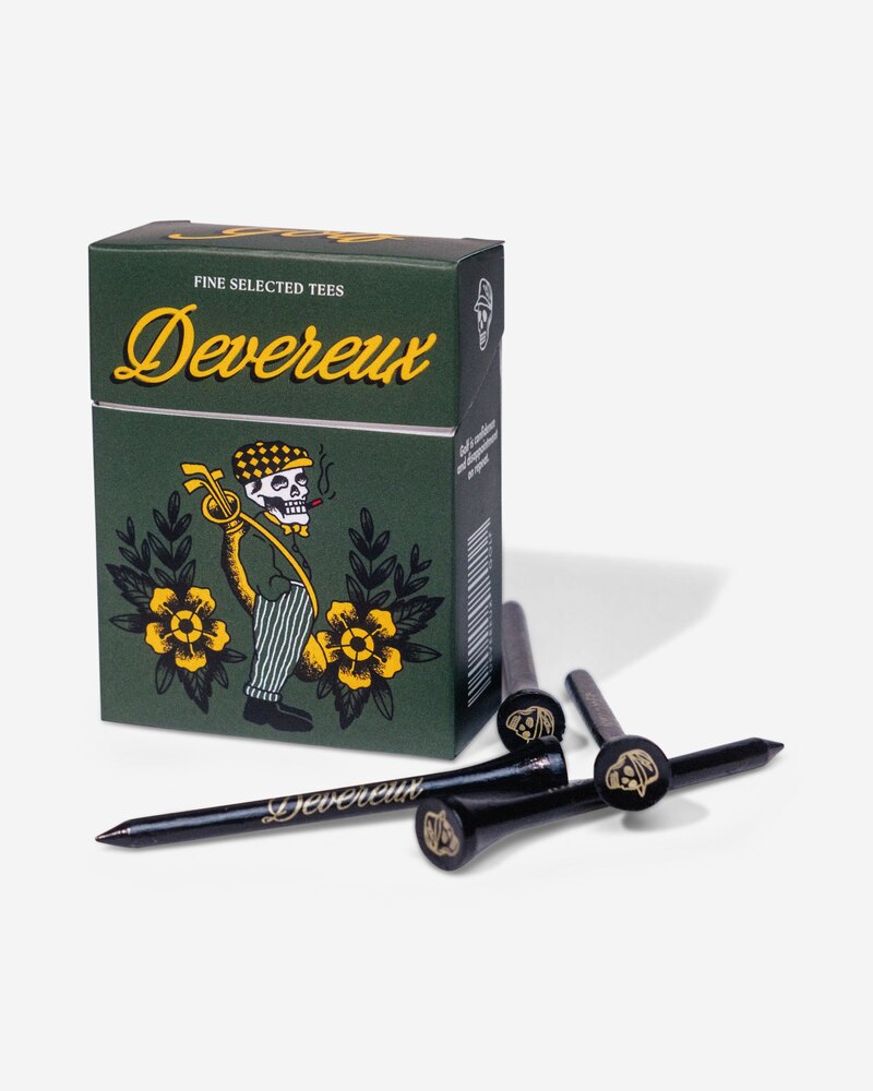 Devereux Golf Smokin' Zaleas Golf Tees - Black &middot; view 3 of 4