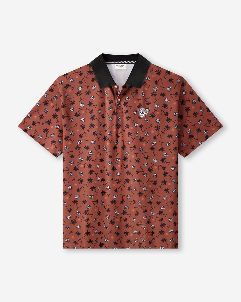 Devereux Golf High Noon Polo in Clay