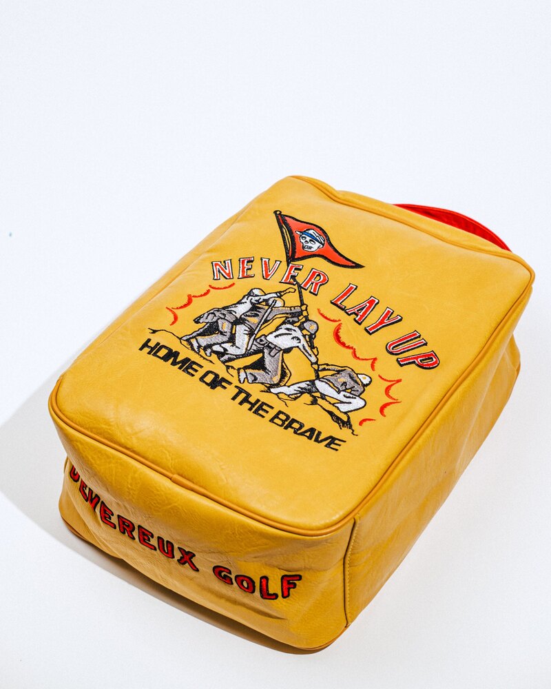 Devereux Golf Never Lay Up Shoe Bag - Yellow &middot; view 2 of 4