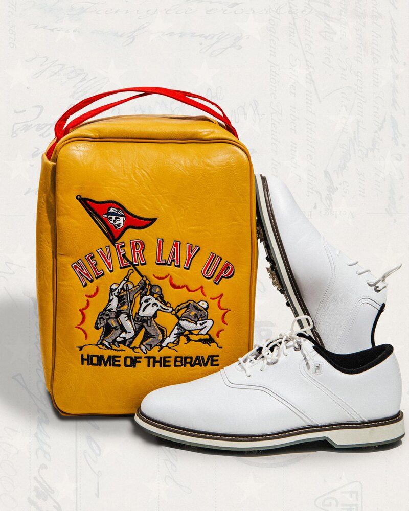 Devereux Golf Never Lay Up Shoe Bag - Yellow &middot; view 1 of 4