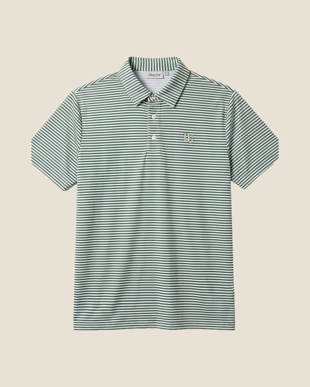 Dicey Golf Fairway Pinstripe Polo · view 1 of 3
