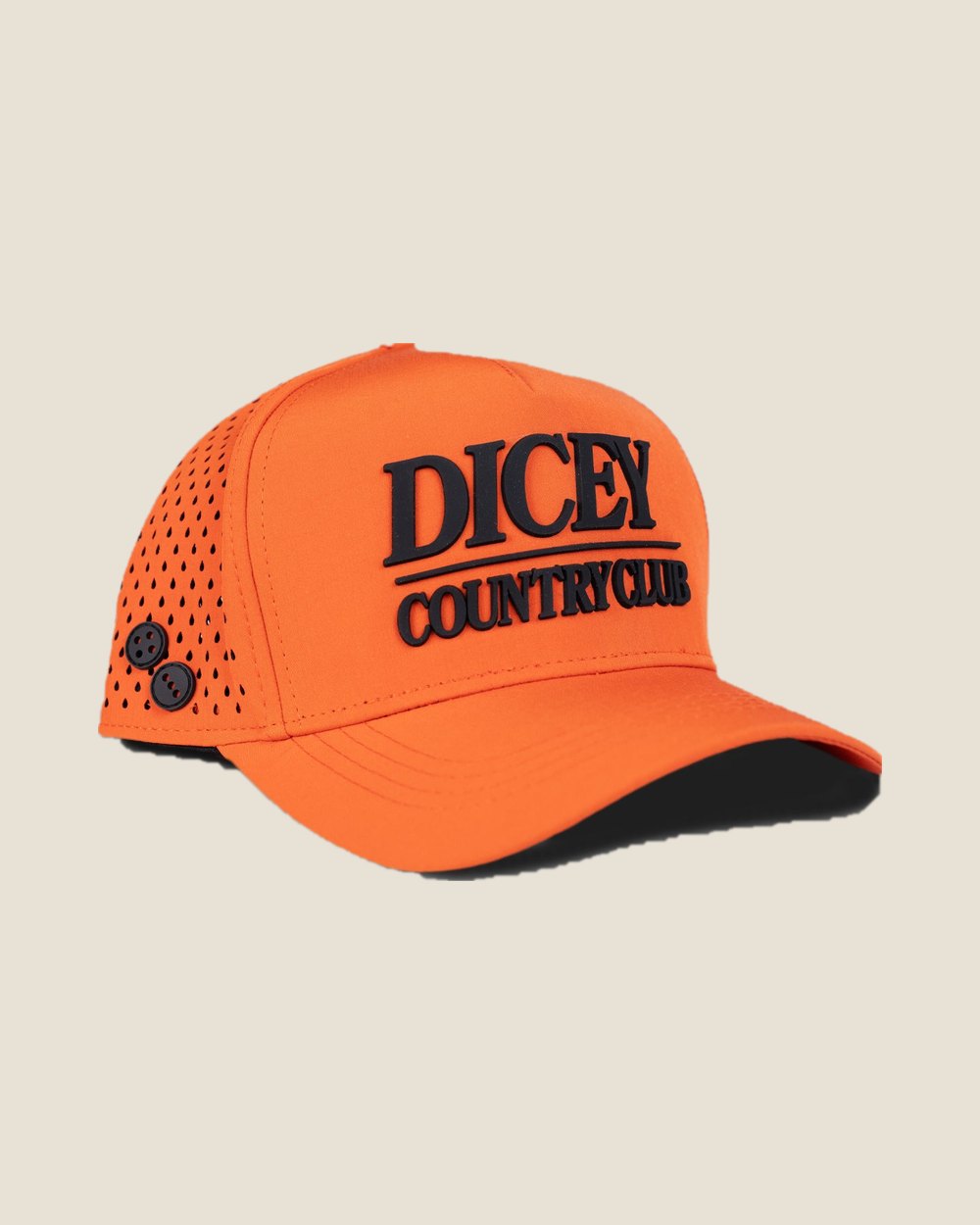 Dicey Golf Lodge Orange Mesh Hat · view 2 of 3