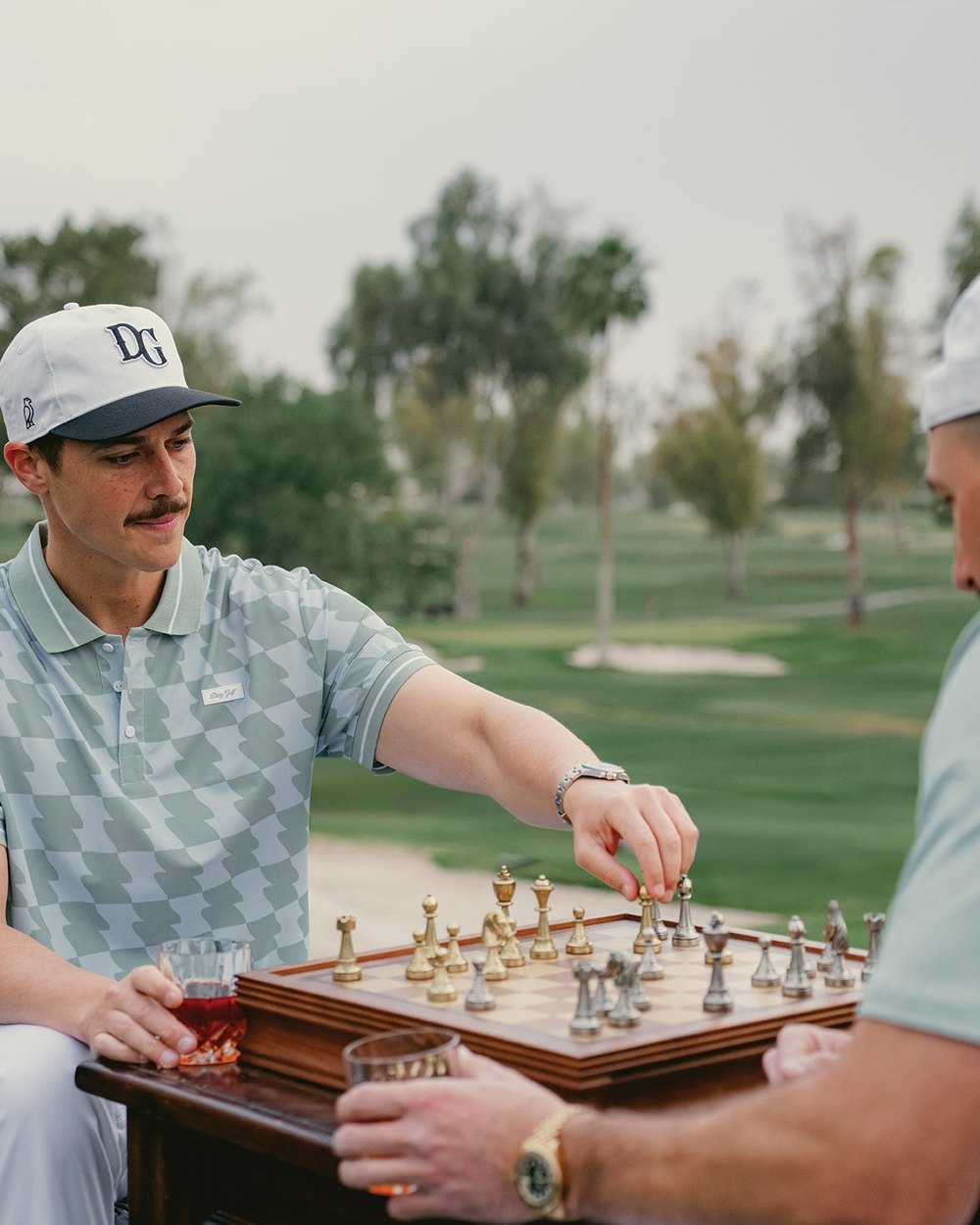 Dicey Golf Muted Motion Polo · view 3 of 3