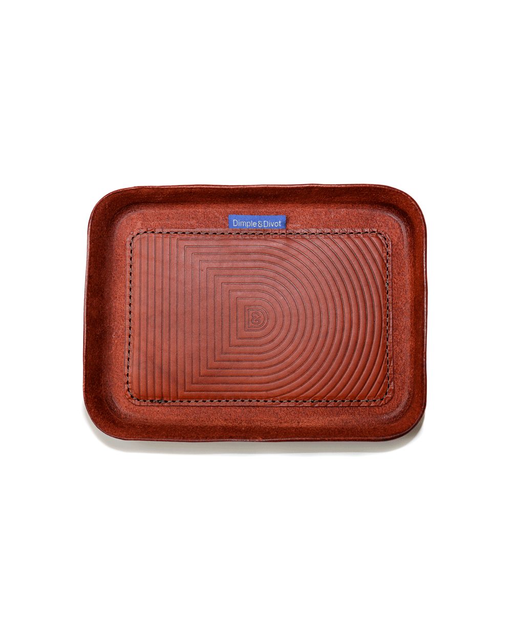 Dimple & Divot Infinity Leather Valet Tray Full-grain leather · view 2 of 5