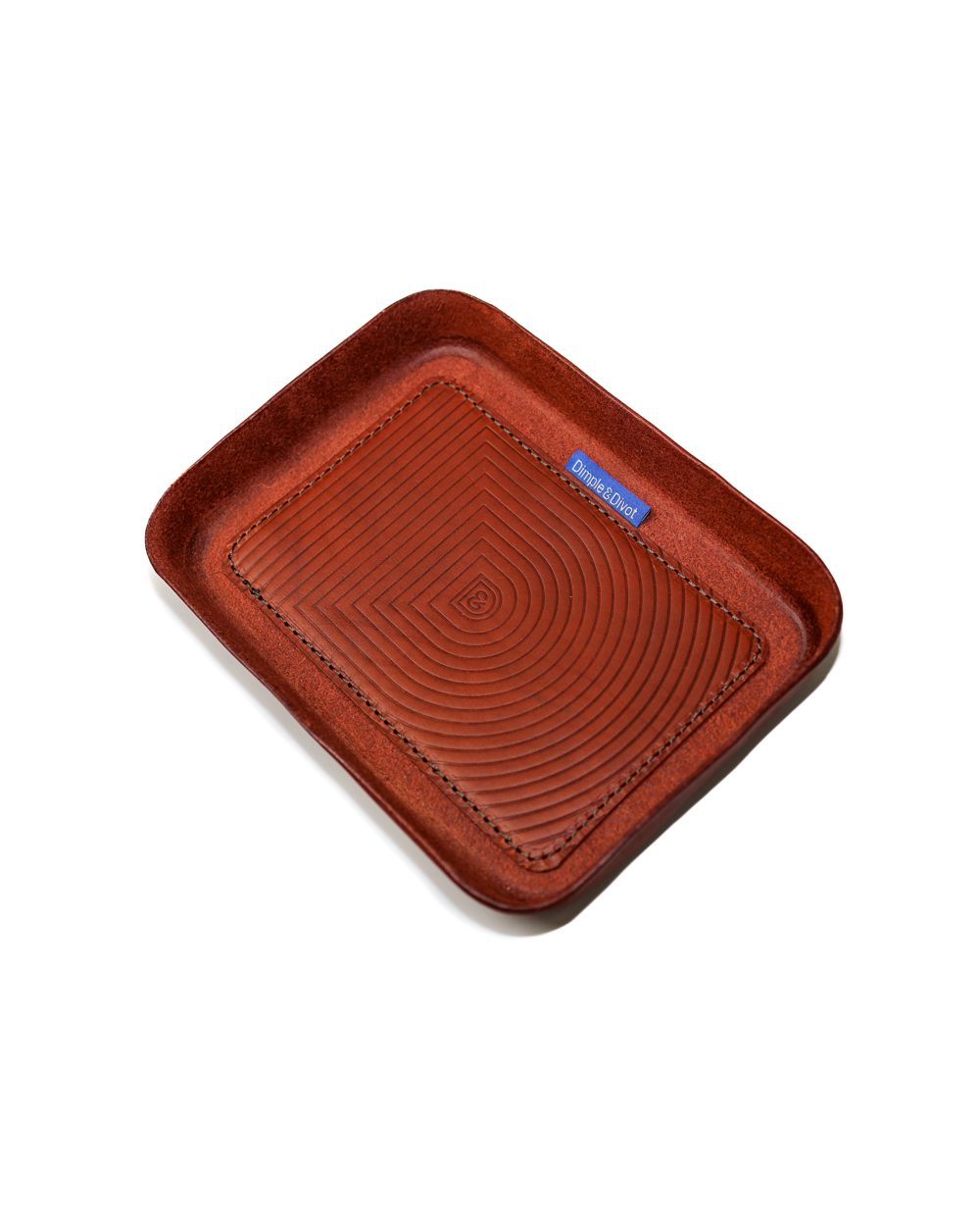 Dimple & Divot Infinity Leather Valet Tray Full-grain leather · view 3 of 5