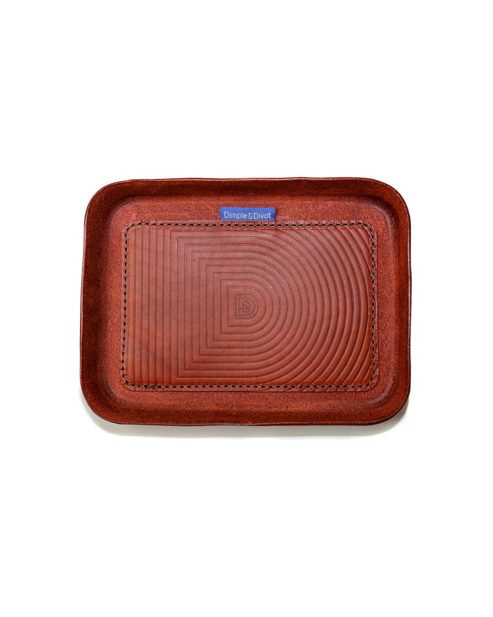 Dimple & Divot Infinity Leather Valet Tray Full-grain leather · view 4 of 5