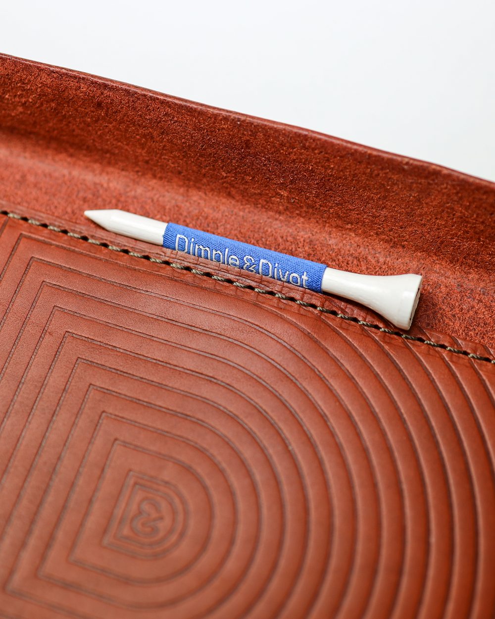 Dimple & Divot Infinity Leather Valet Tray Full-grain leather · view 1 of 5