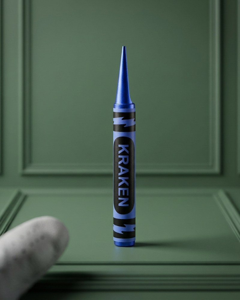 Blue Hazard Cobalt Crayon