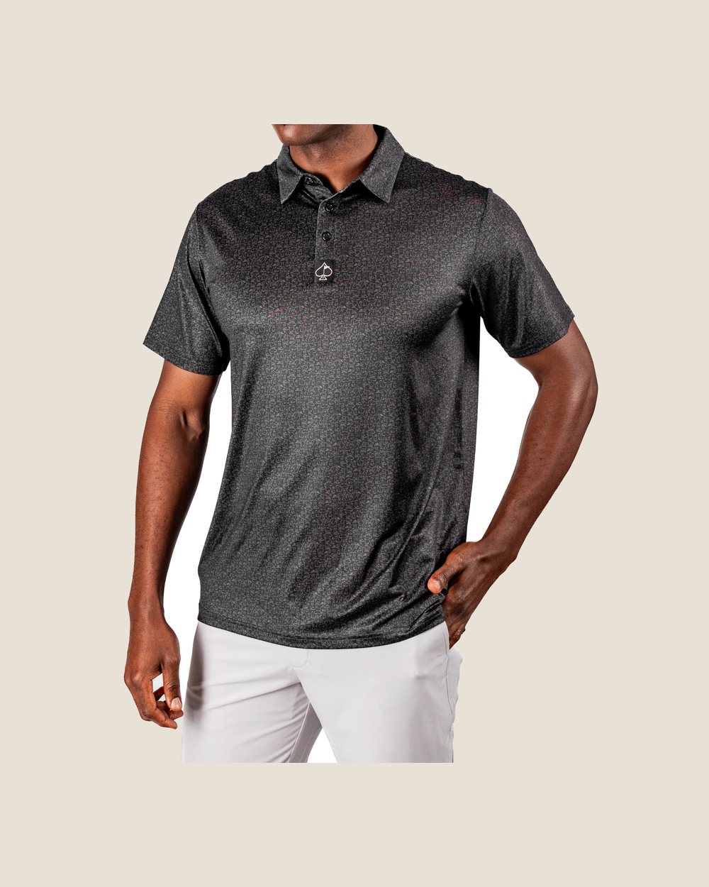 Pins & Aces Man’s Best Friend Polo, Dark · view 1 of 1