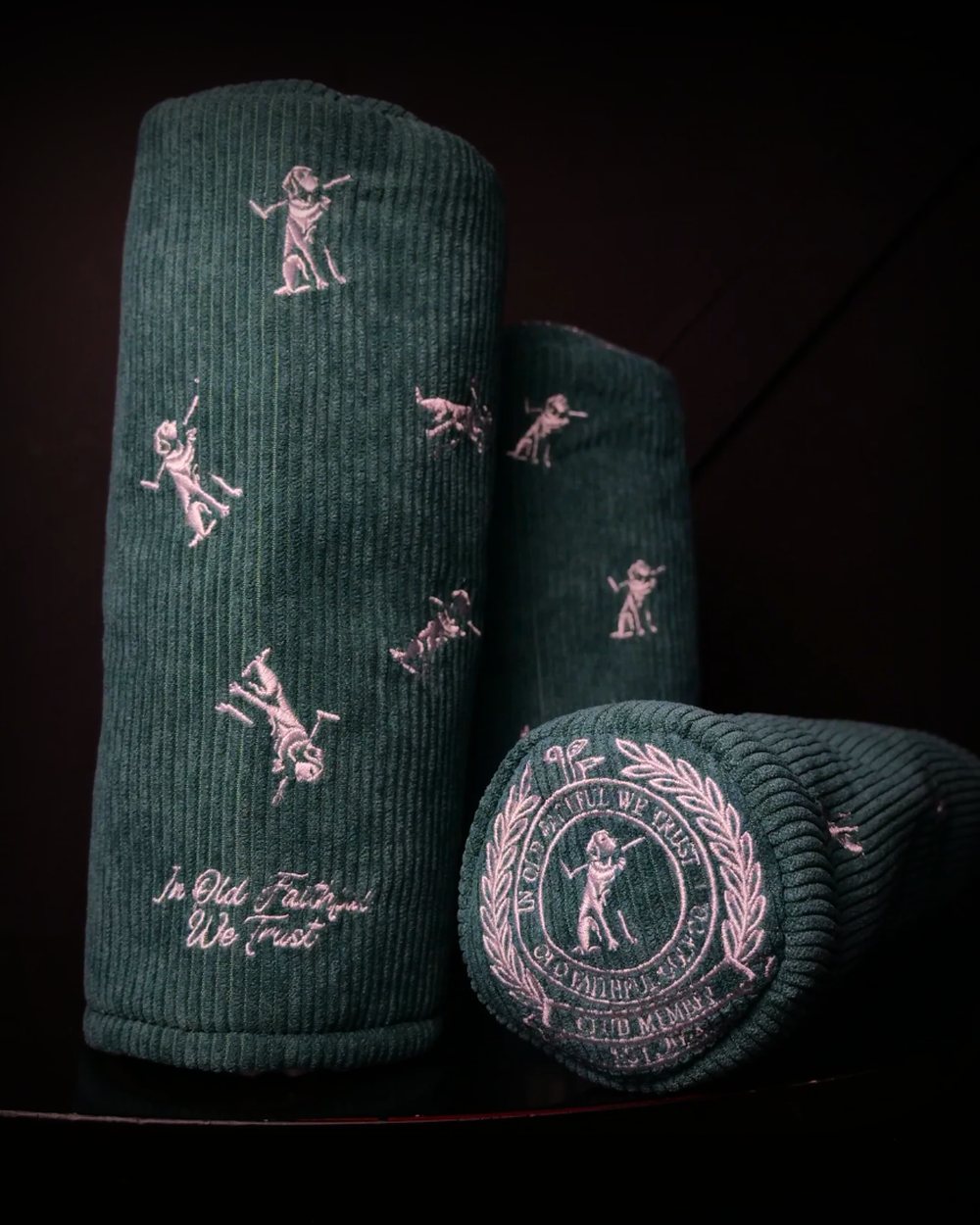 Old Faithful Golf Co. The TRUSTY Corduroy Barrel Headcover · view 1 of 1