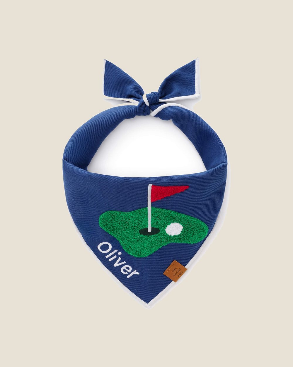 The Foggy Dog Golf Appliqué Dog Bandana · view 1 of 1