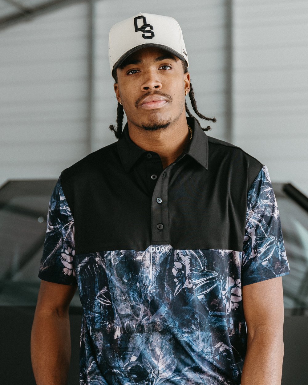 Dual Sport Signature Polo, Midnight Bloom · view 1 of 3